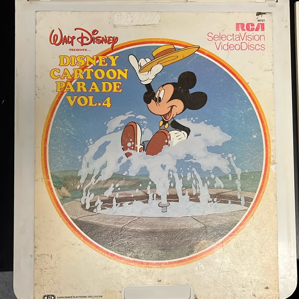 Disney cartoon parade vol. 4 videodisc